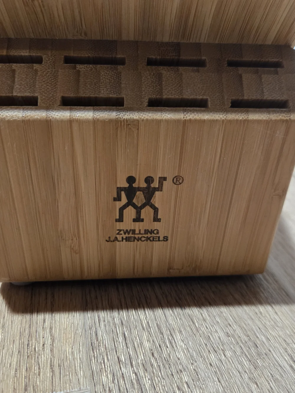 ZWILLING J.A. Henckels Bamboo Knife Organizer - Natural Wood Tone